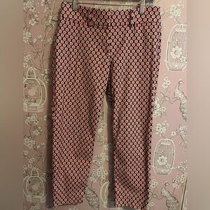 Talbot Rivera  Stylish medallion Print ankle pants